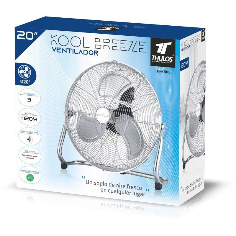 EAN 8436572769892 - THULOS TH-KB05 ventilador Acero inoxidable imagen 2