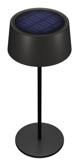 Realpower Led-Solar Tischlampe Dimmbar Con Akku,Negro