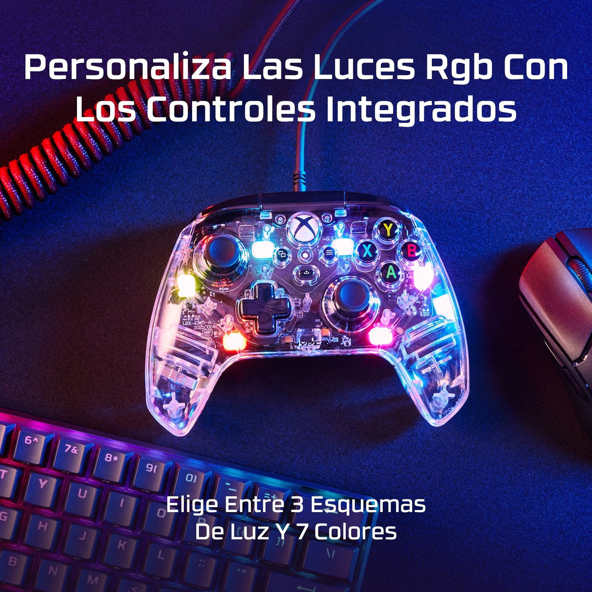 Hp Hyperx Clutch Gladiate - Wired Gaming Rgb Controller - Xbox