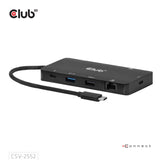 EAN 8719214473556 - CLUB3D CSV-2552 hub de interfaz USB Tipo C 5000 Mbit/s Negro imagen 9