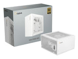 Fuente De Alimentación  Ocypus Iota P850 Blanca (Blanco, 1x Gpu De Alta Potencia De 12 Pines, 3x Pcie, Gestión De Cables, 850 Vatios) Iota-P850-G1ffwh