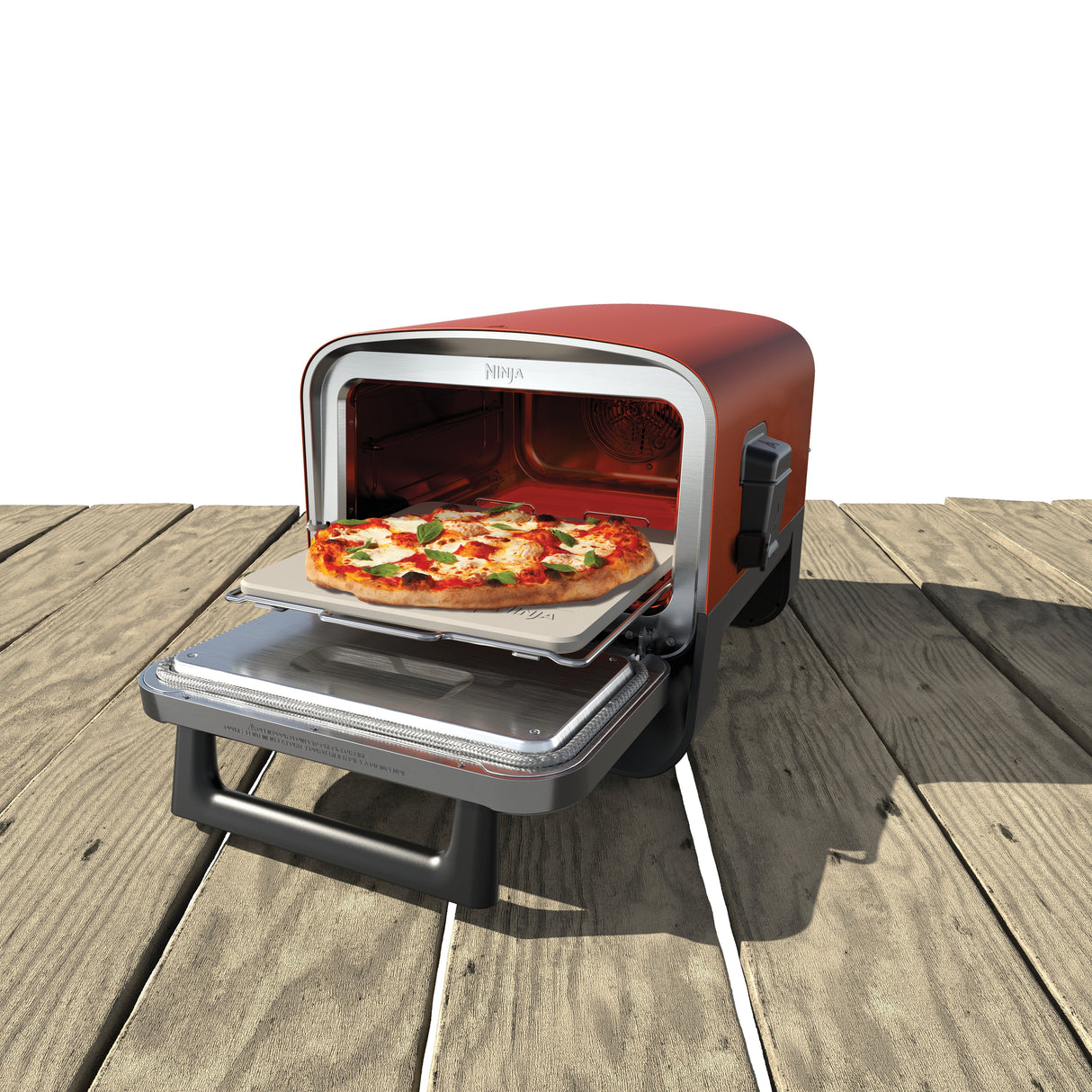 Ninja Woodfire Horno Eléctrico De Exterior 8 En 1, Bandeja Pro-Heat ,Oo101eu