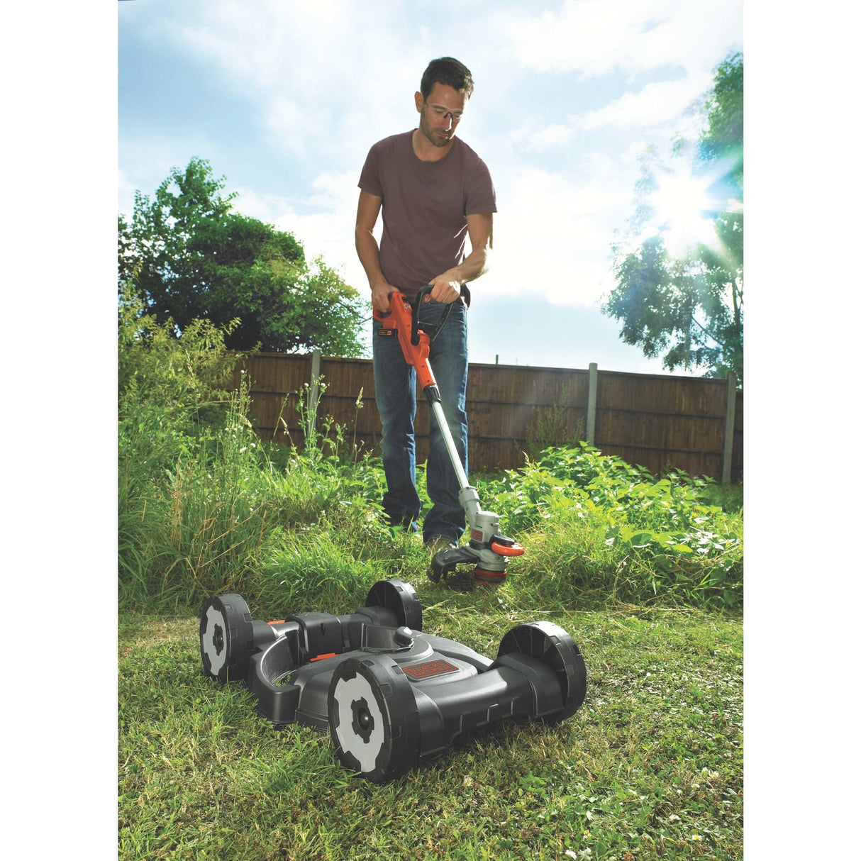 EAN 5035048459027 - Black & Decker STC1820CM-QW desbrozadora/bordeadora Batería Negro, Naranja, Plata imagen 6