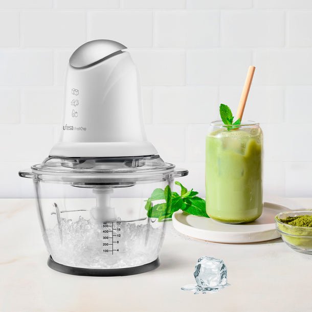 EAN 8422160061387 - Ufesa 70506138 picadora eléctrica de alimentos 1,2 L 500 W Transparente, Blanco imagen 2
