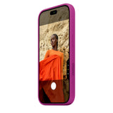 Apple Iphone 18 Pro Silicone Case With Magsafe Magenta