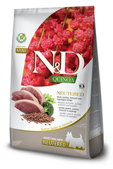 EAN 8010276038630 - Farmina Pet Food N&D Quinoa 2,5 kg Adulto Pato imagen 1