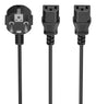 EAN 8435739901489 - AISENS A132-0865 cable de transmisión 3 m CEE7/7 Acoplador C13 2 x imagen 1
