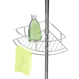 Rinconera Telescópica De Acero Inoxidable, Dolcedo, 31 X 23 X 65 - 275 Cm
