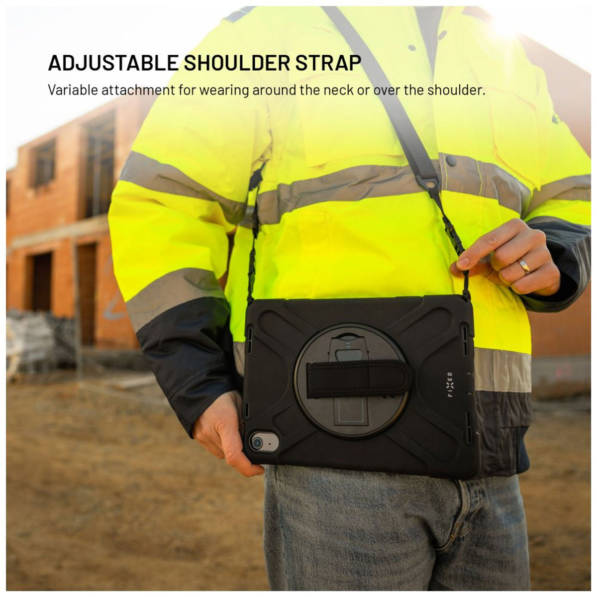 Fixed Rugged Tab Case For Apple Ipad 10,9" 11", Black