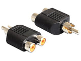 Delock Adapter 2 X Cinchbuchse > 1 X Cinchstecker