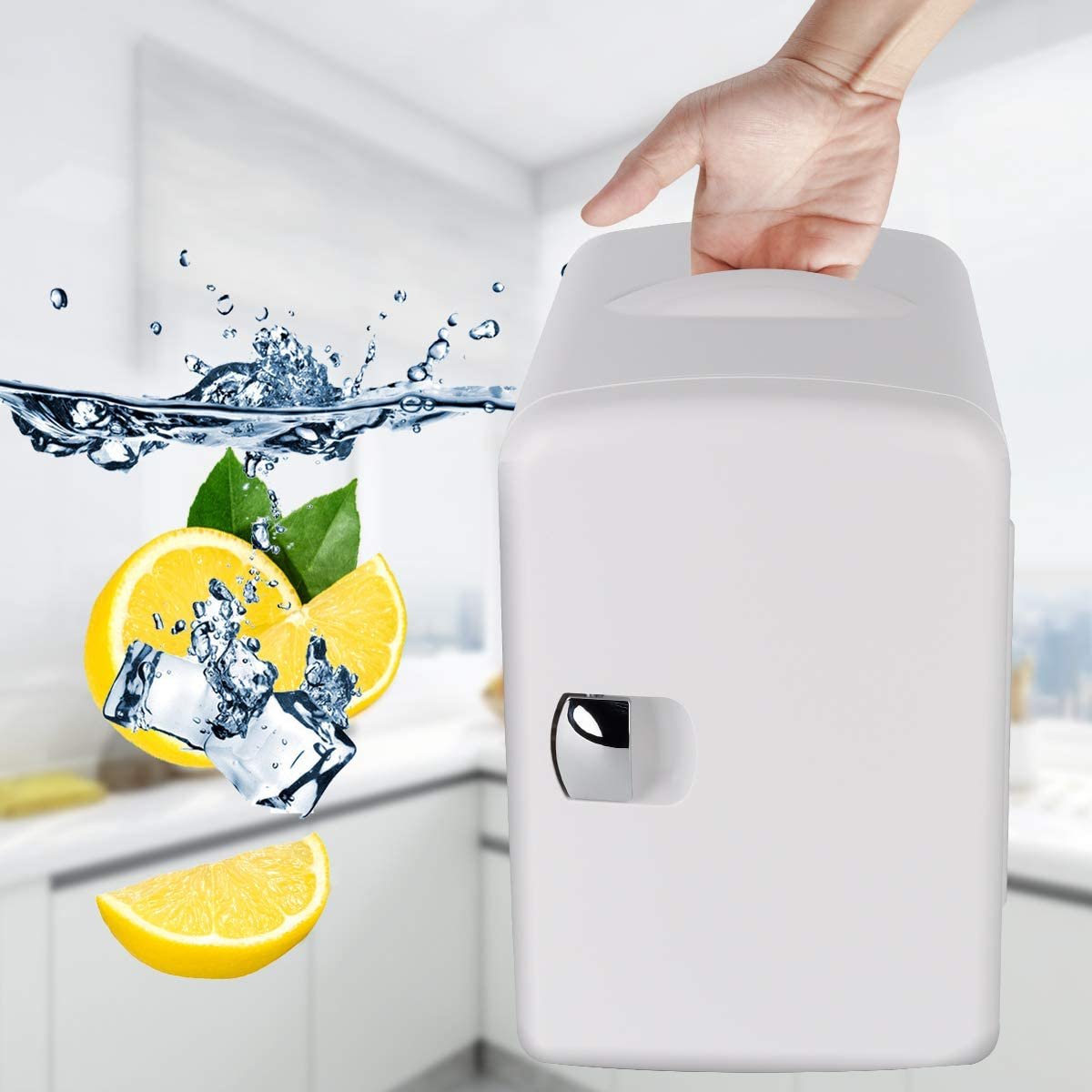 Frigorifico Mini Denver Mfr - 400white Con Funcion De Refrigeracion Y Calefaccion Blanco