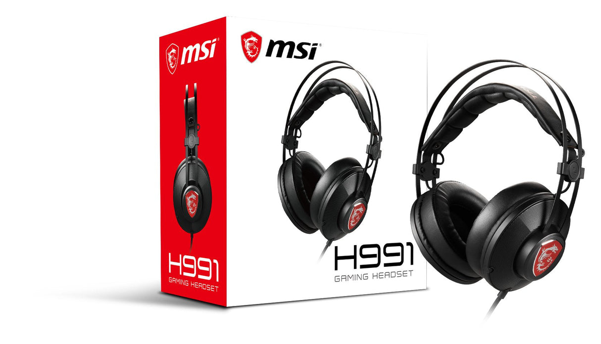 Auriculares Gaming Msi H991 Negro   S37-21000a1-V33