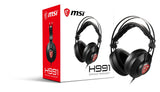Auriculares Gaming Msi H991 Negro   S37-21000a1-V33