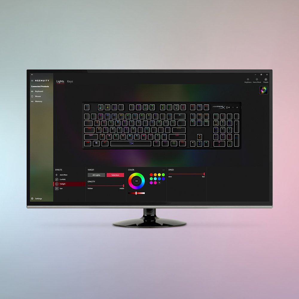 Teclado Ingles Hyperx Mecánico Gaming Alloy Origins - Hx Red (Distribución De Ee. Uu.)