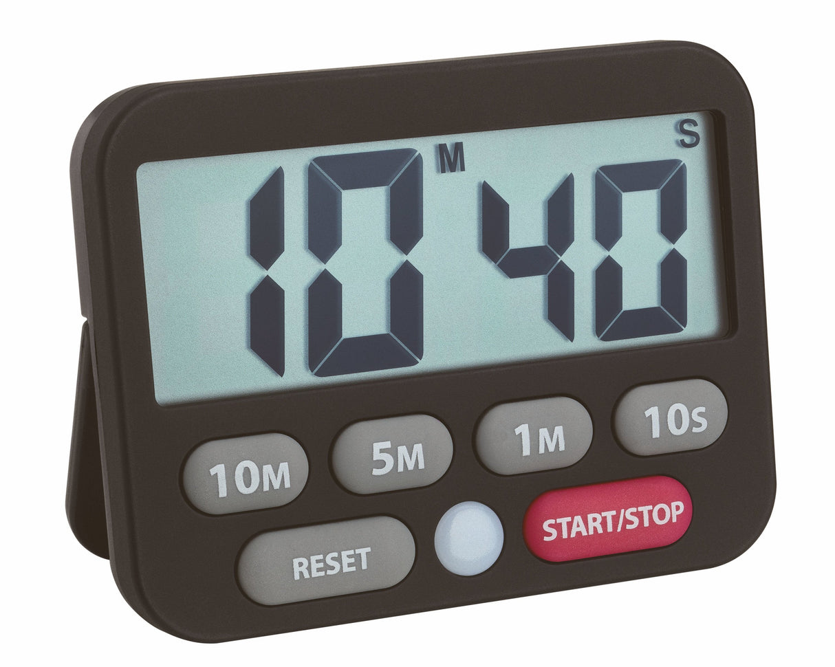 Tfa-Dostmann 38.2038.01 Temporizador Digital Para Cocina Negro, Gris, Rojo, Blanco