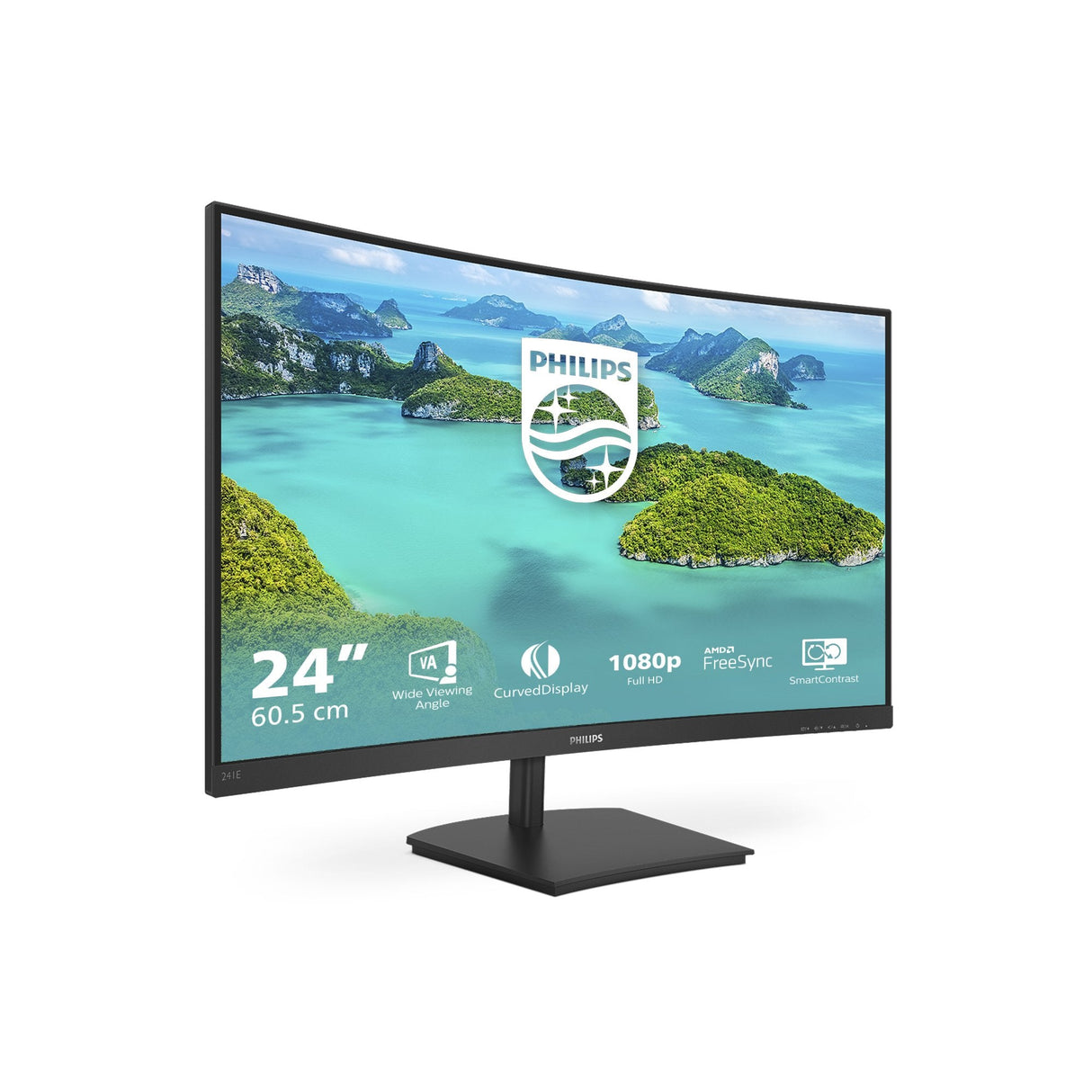 EAN 8712581759377 - Philips E Line 241E1SCA/00 pantalla para PC 59,9 cm (23.6") 1920 x 1080 Pixeles Full HD LCD Negro imagen 2