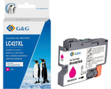 G&G Tinte Compatible Con Brother 427xl Lc-427xlm Magenta