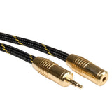 Roline Gold 3.5mm Audio-Verlngerungscable Stecker   Buchse 2.5m