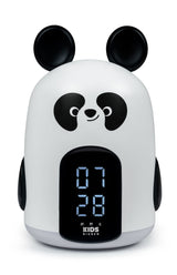 Bigben Kids Despertador Luz Nocturna Tactil - Alarma Programable - 3 Sonidos - Intensidad De Luz Ajustable - Pantalla