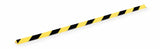 Perfil Protector De Esquinas Durable C19 Amarillo Negro Autoadhesivo 1m