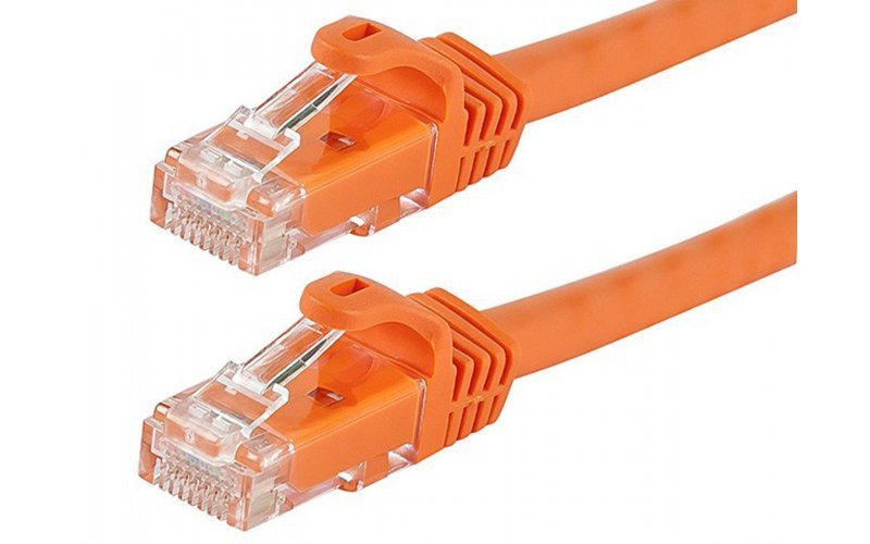 Patchkabel Kat6 Utp, Orange,  15m, Halogenfri, 2x4xawg24