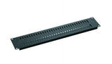 4u 19" Screw Type, Vented  Blank Panel Black
