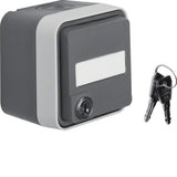 Berker 47393505 Fr-Na-Steckdose Abschliessbar Ap Wd W.1 Grau