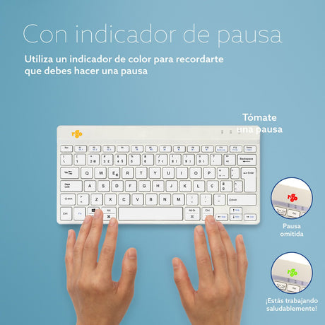 EAN 8719274492283 - R-Go Tools RGOCOPTWLWH teclado Universal Portugués imagen 12