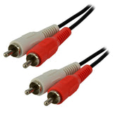 Mcl Cable Audio Stã©Rã©O 2 X Rca Macho / Macho - 1.5m