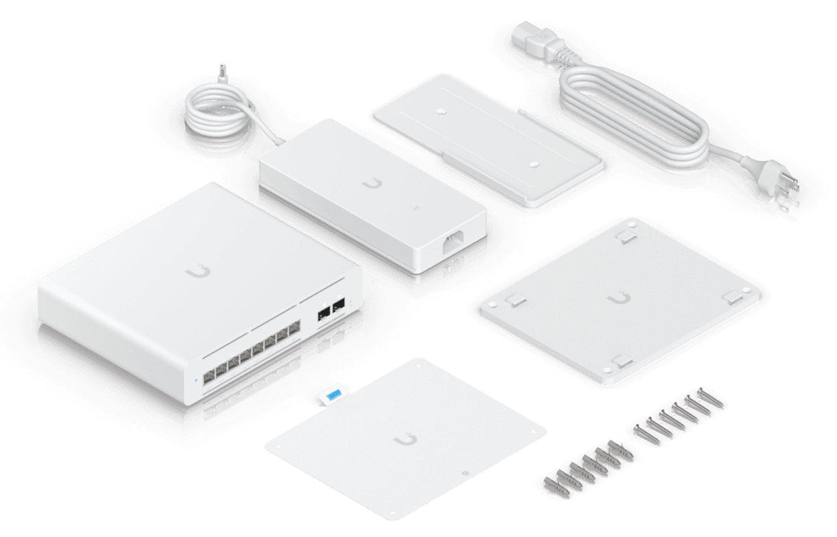 Ubiquiti Switch Unifi 8x10g Rj45/2xsfp+ Managed Poe++ 155w 1,3" Touchscreen