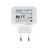 Aisens Cargador Usb 17w 5v/3.4a - 2xusb Con Control Ai - Blanco