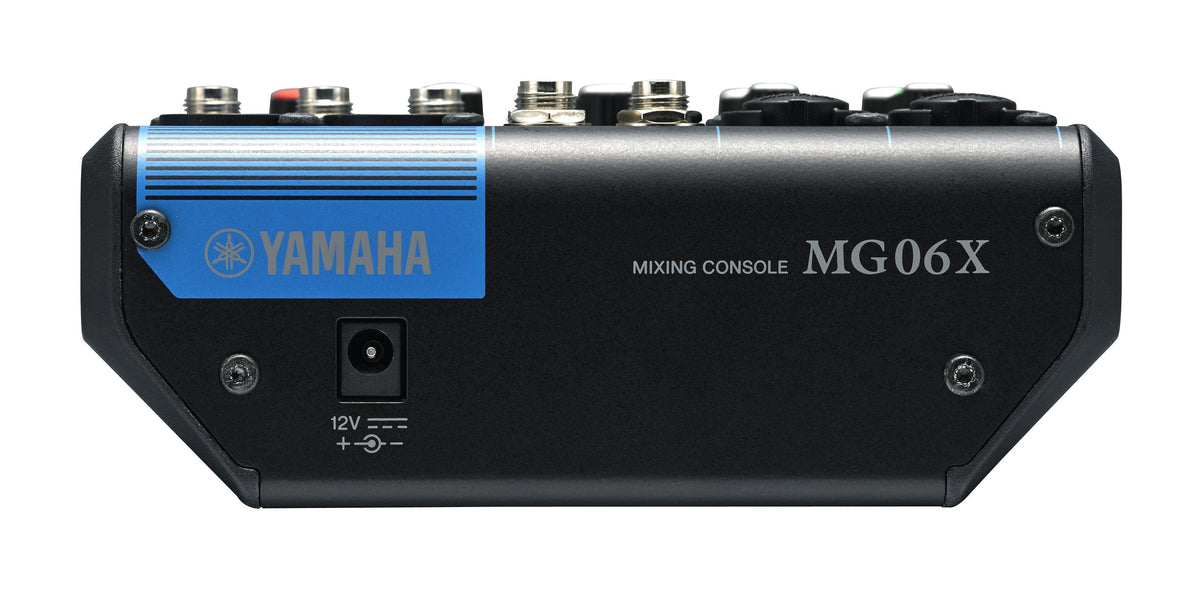 Yamaha Mg06x Audio Mixer 6 Channels Black