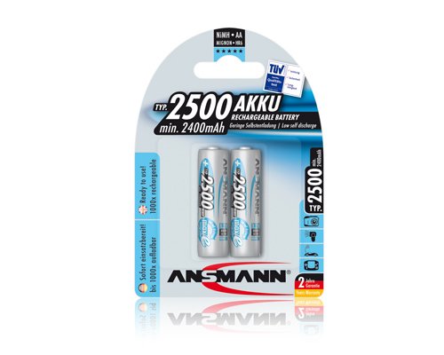 Ansmann 5035432 Pila Doméstica Aa Níquel-Metal Hidruro (Nimh) Pack 2 Pilas