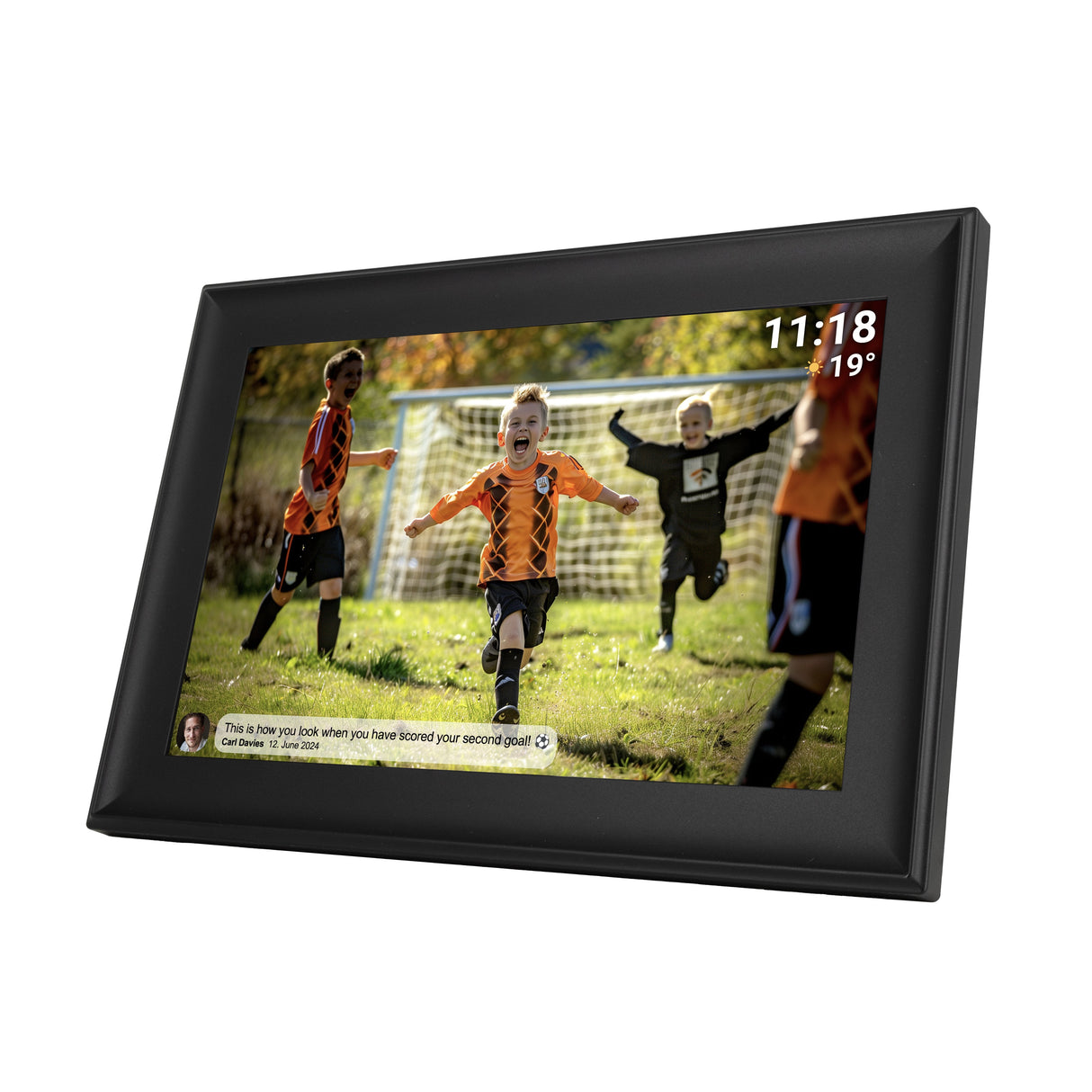 Denver Pff-1080b Marco Fotográfico Digital Negro 25,6 Cm (10.1") Pantalla Táctil Wifi