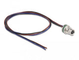 Delock M8 Einbaucable A-Kodiert 3 Pin H. Para Panel 0,5 M