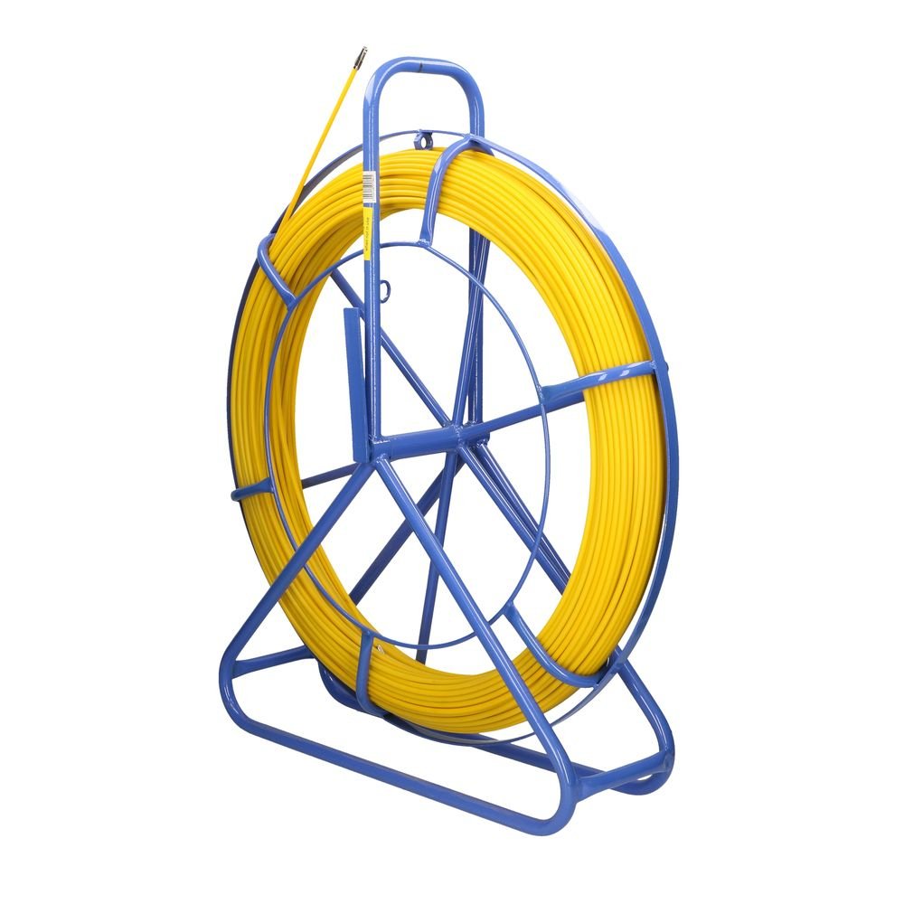 Extralink Varilla De Tracción De Cable Pilot 6mm 150m Fibra De Vidrio Frp, D. 6mm, L. 150m, Amarillo