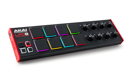 EAN 0694318025567 - Akai LPD8 MKII teclado MIDI 8 llaves USB Negro, Rojo imagen 2