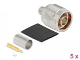 Delock N Stecker Zum Crimpen Lmr 300 Mit Passendem Schrumpfschlauch