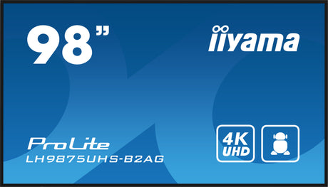 EAN 4948570124923 - iiyama LH9875UHS-B2AG pantalla de señalización Pantalla plana para señalización digital 2,48 m (97.5") LE imagen 1
