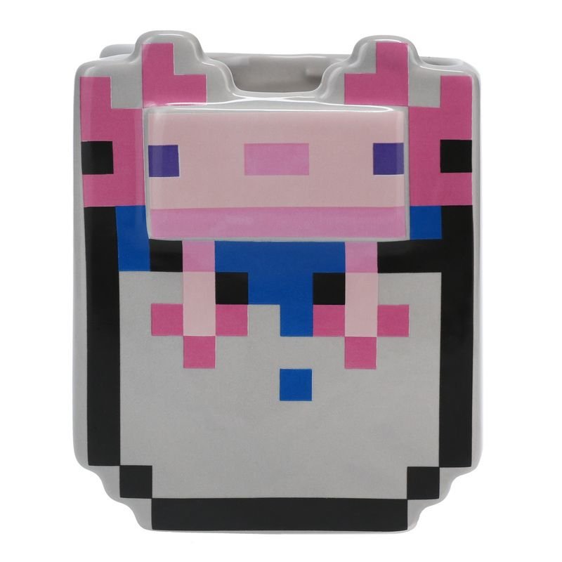 Taza 3d Ajolote Minecraft 400ml
