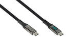 EAN 4014619881468 - Alcasa 2213-D010S cable USB USB 2.0 1 m USB C Grafito imagen 1