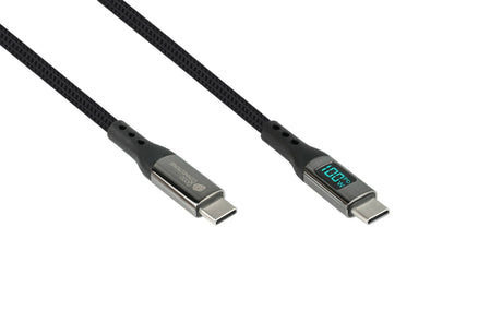 EAN 4014619881468 - Alcasa 2213-D010S cable USB USB 2.0 1 m USB C Grafito imagen 1