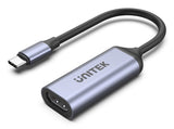 EAN 4894160047649 - UNITEK V1416B adaptador de cable de vídeo 0,15 m USB Tipo C HDMI Gris imagen 1