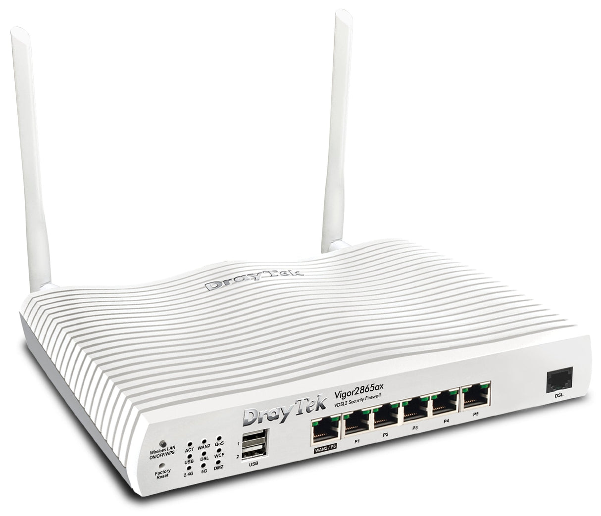Draytek Vigor 2865ax Router Inalámbrico Gigabit Ethernet Doble Banda (2,4 Ghz 5 Ghz) Blanco