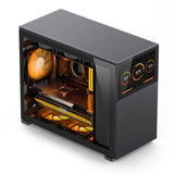 Jonsbo D31 Screen Micro-Atx Gehäuse, Temperojo Glass - Negro