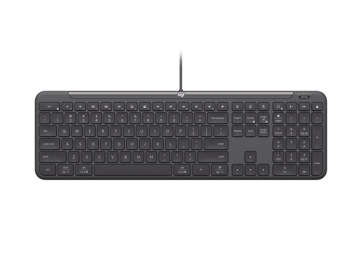 EAN 5099206129498 - Logitech Signature Slim Wired K620 For Business teclado Universal USB QWERTY Español Grafito imagen 1