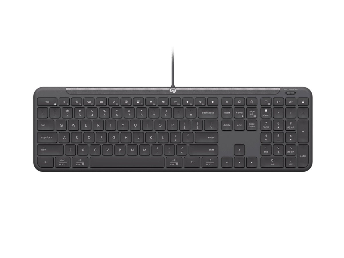 Logitech Signature Slim Wired K620 For Business Teclado Full Size Usb-C Qwerty Portugués