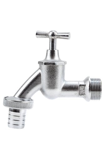 Gardena 07331-20 Grifo De Latón 3/4 "Cromado , Para Mangueras 19mm