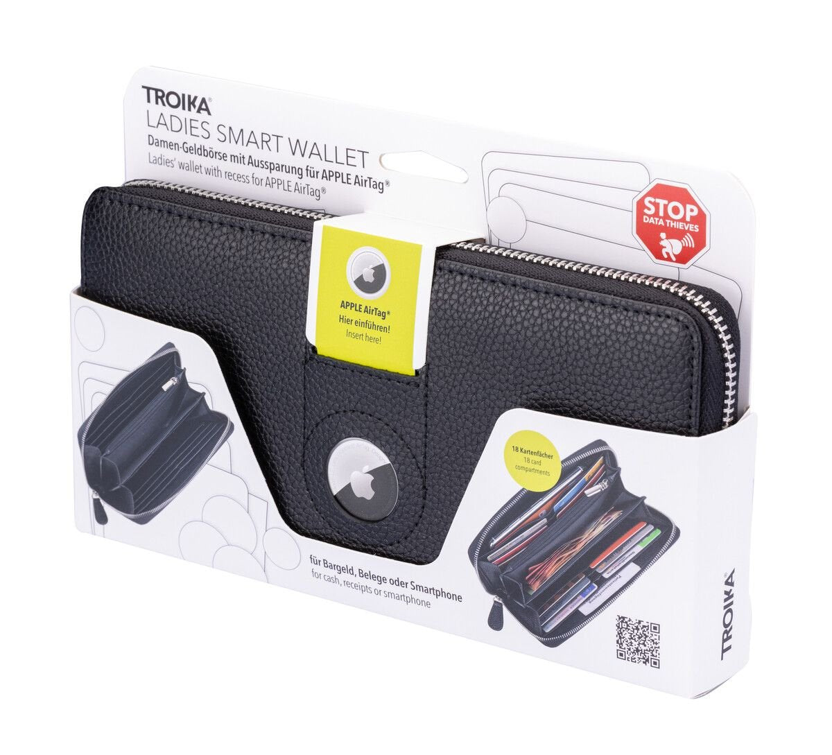 EAN 4024023232060 - TROIKA LADIES SMART WALLET Billetera Negro Imitación piel imagen 5