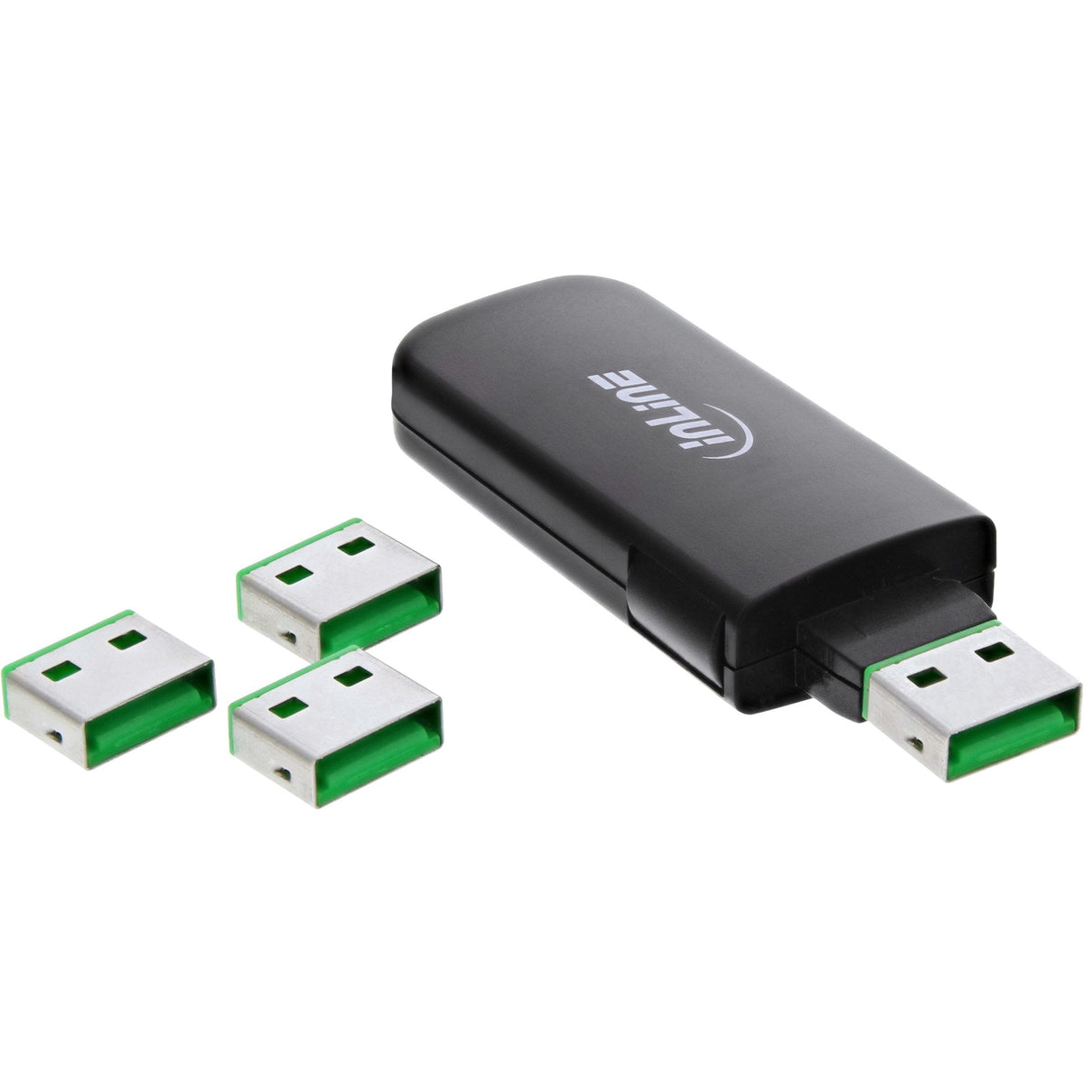 Bloqueador De Puertos Usb Inline, Bloqueador De 4 Puertos